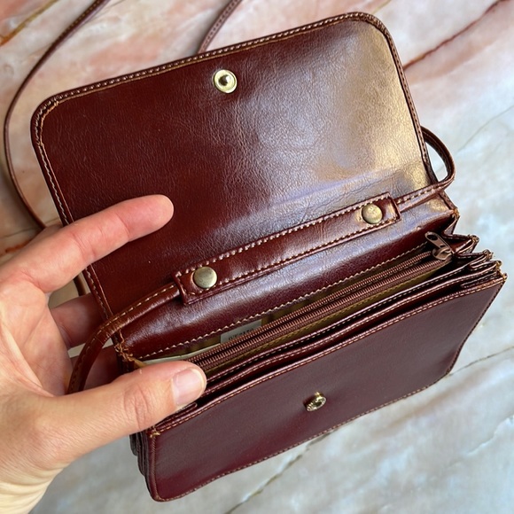 VINTAGE | Baite burgundy mini crossbody bag - Picture 4 of 10